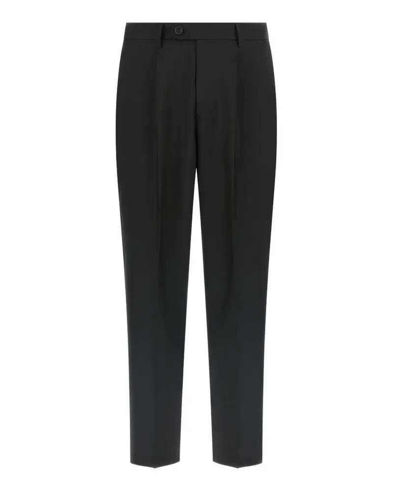 Mfpen tailored pleated trousers - Schwarz Schwarz