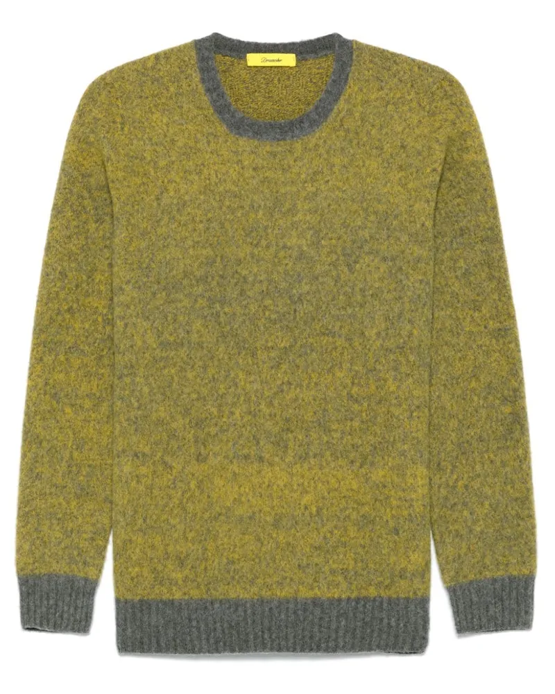 Drumohr Pullover mit meliertem Effekt Gelb