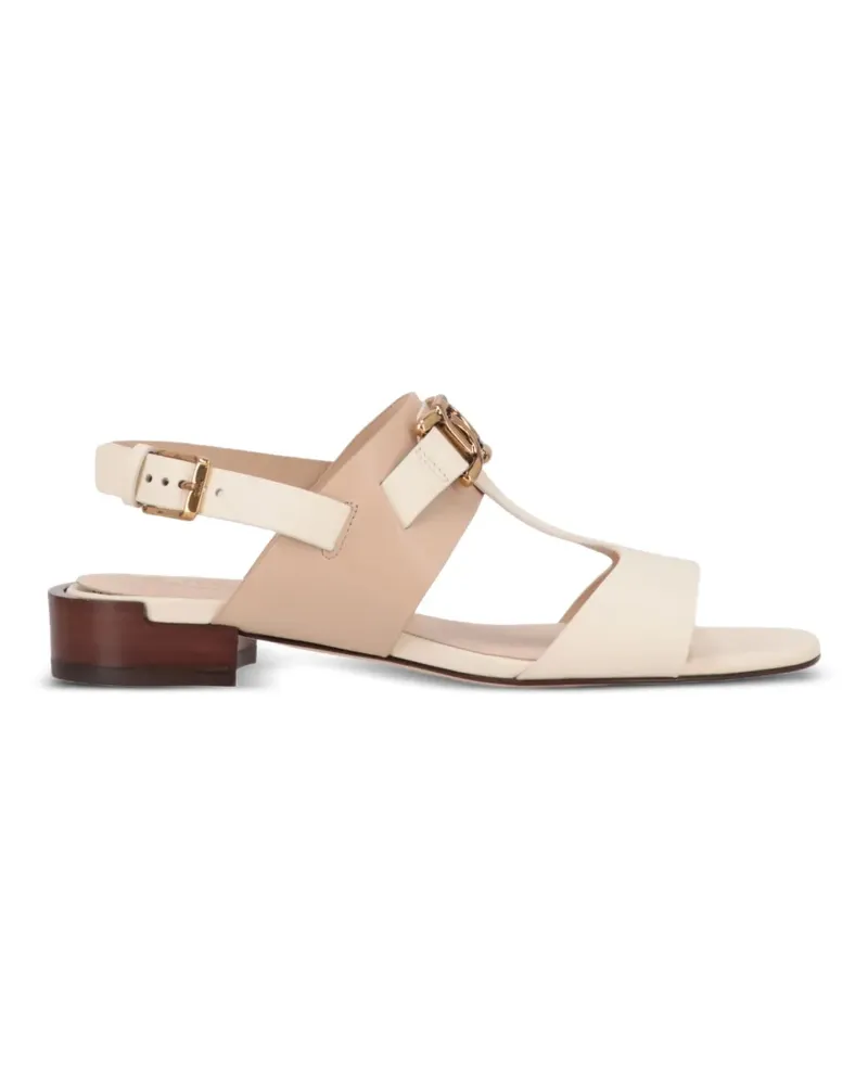 TOD'S Kate Sandalen mit T-Riemen - Nude Nude