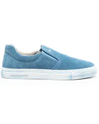 Jacob Cohën Slip-On-Sneakers mit perforiertem Detail Blau