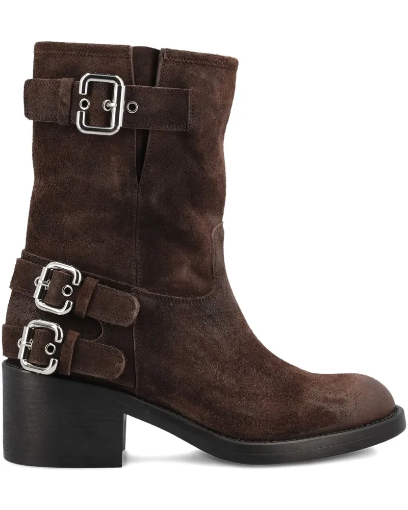 Chloé 60mm Susanna ankle boots - Braun Braun