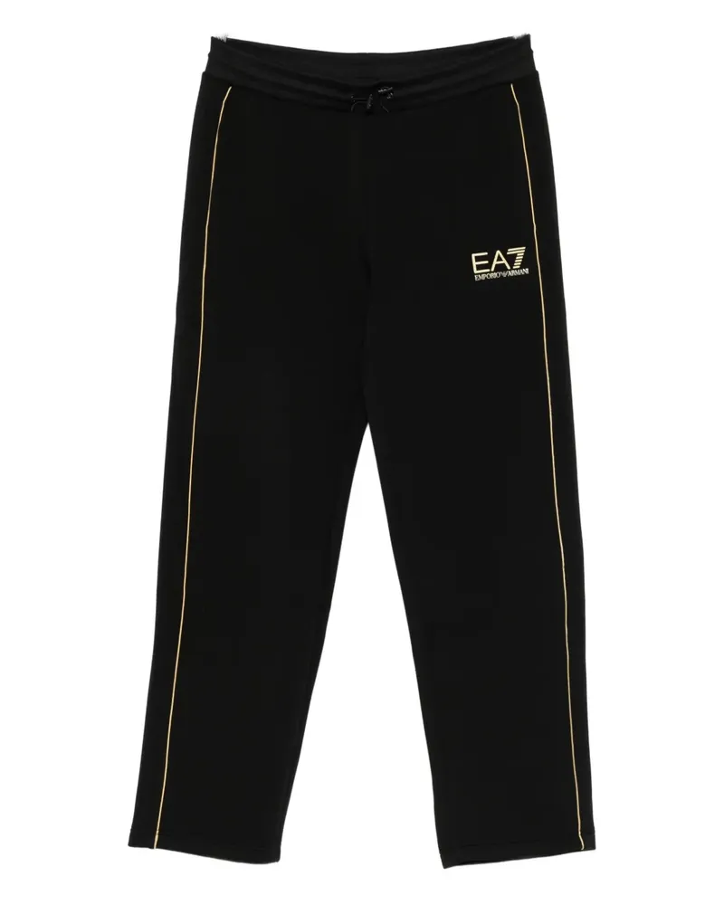 EA7 logo trousers - Blau Blau