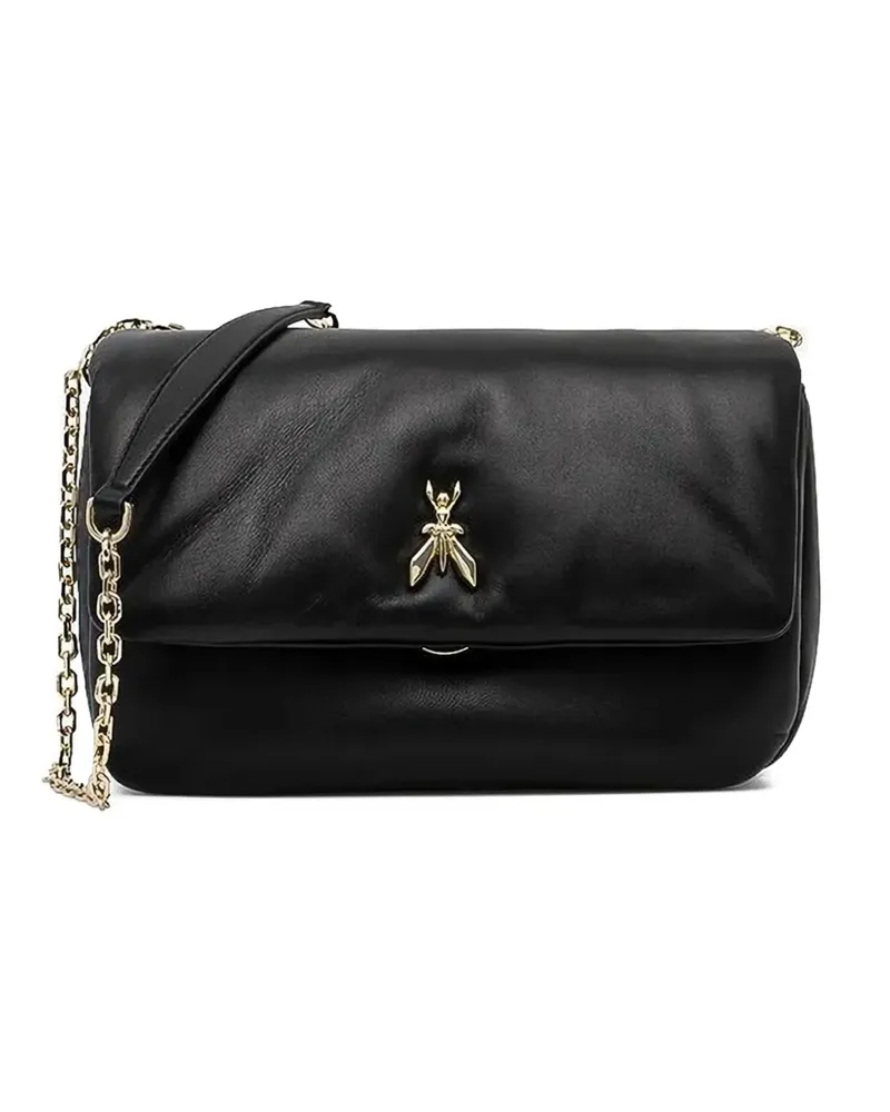 Patrizia Pepe Schultertasche mit Bienendetail - Schwarz Schwarz
