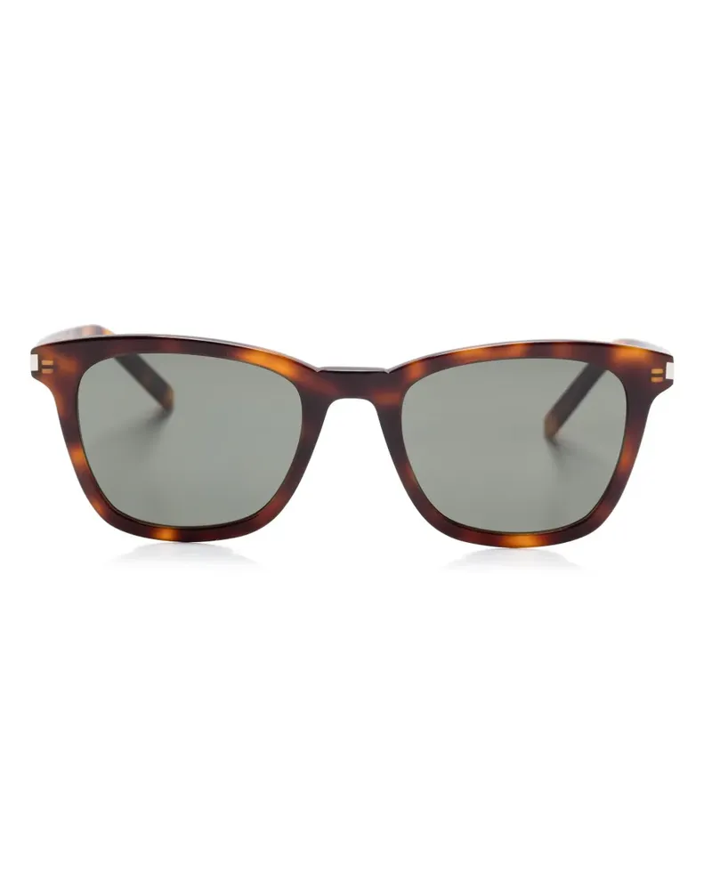 Saint Laurent Sonnenbrille in Schildpattoptik - Braun Braun