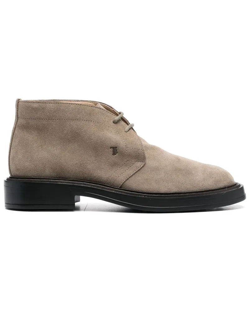 TOD'S Desert-Boots aus Wildleder - Nude Nude