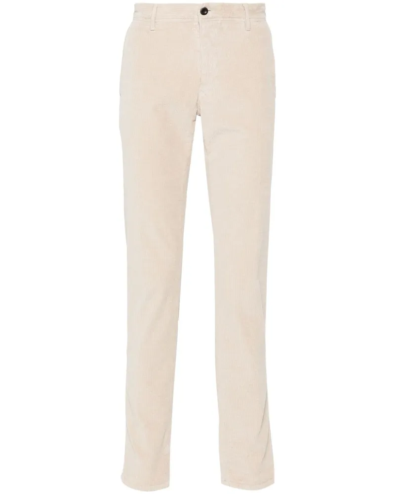 Incotex Hose aus Cord - Nude Nude