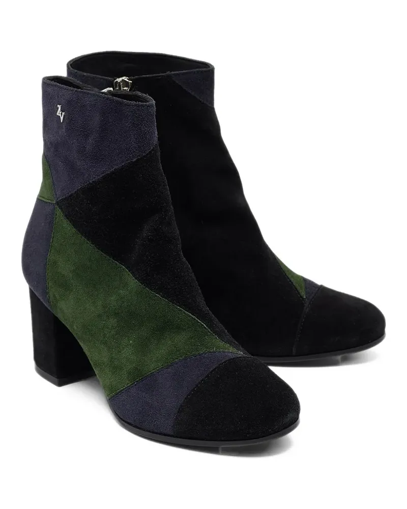 Zadig & Voltaire patchwork suede ankle boots - Schwarz Schwarz