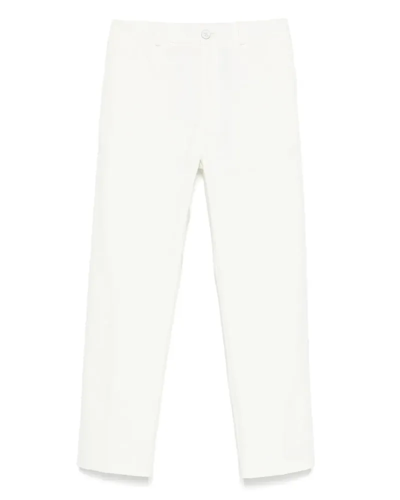 Herno Hose mit Tapered-Bein - Weiß Weiß