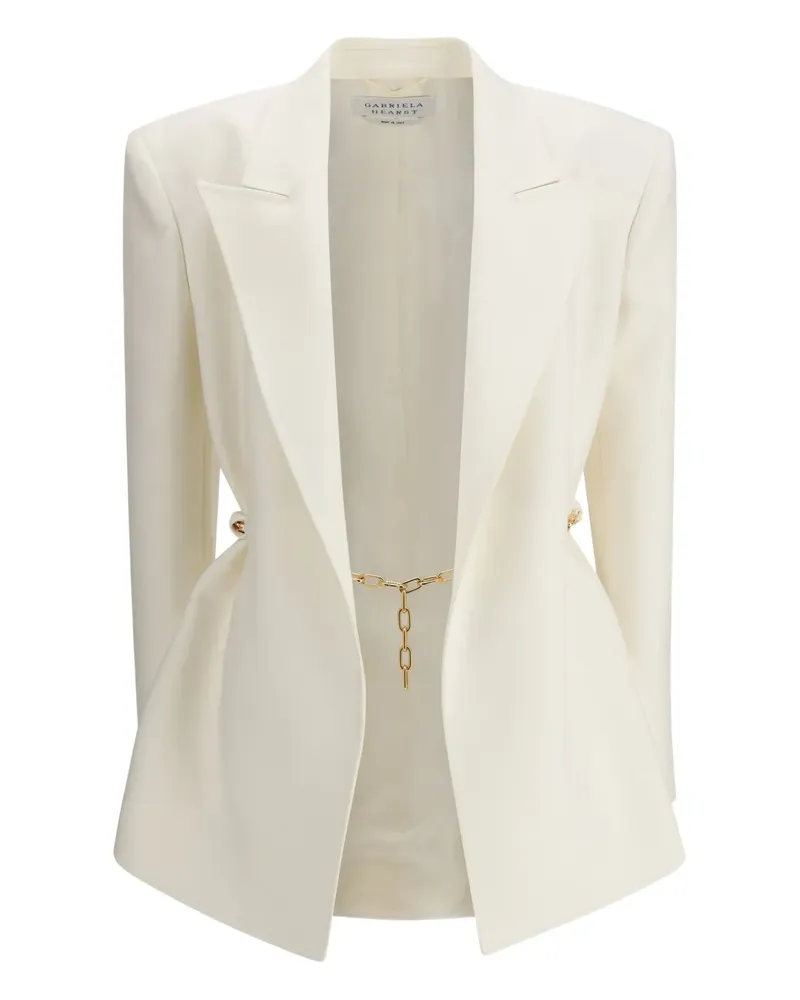Gabriela Hearst Epona Blazer - Weiß Weiß