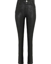 Uma Raquel Davidowicz Halbhohe Skinny-Jeans Schwarz