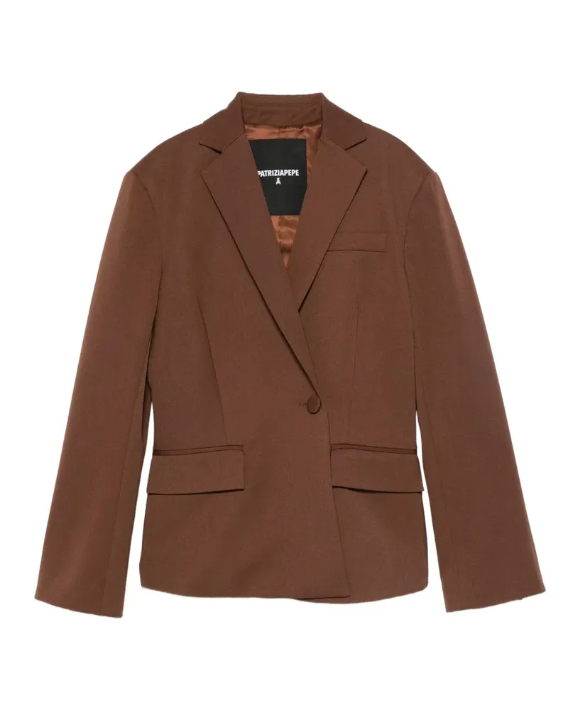 Patrizia Pepe Asymmetrischer Blazer - Braun Braun