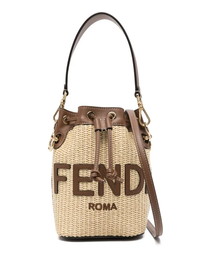 Fendi Mini Mon Tresor Beuteltasche - Nude Nude