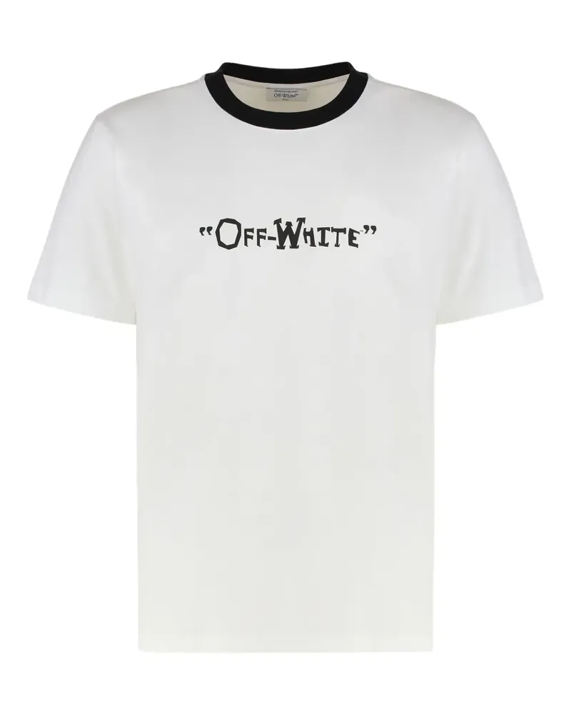 OFF-WHITE cotton blend T-shirt - Weiß Weiß