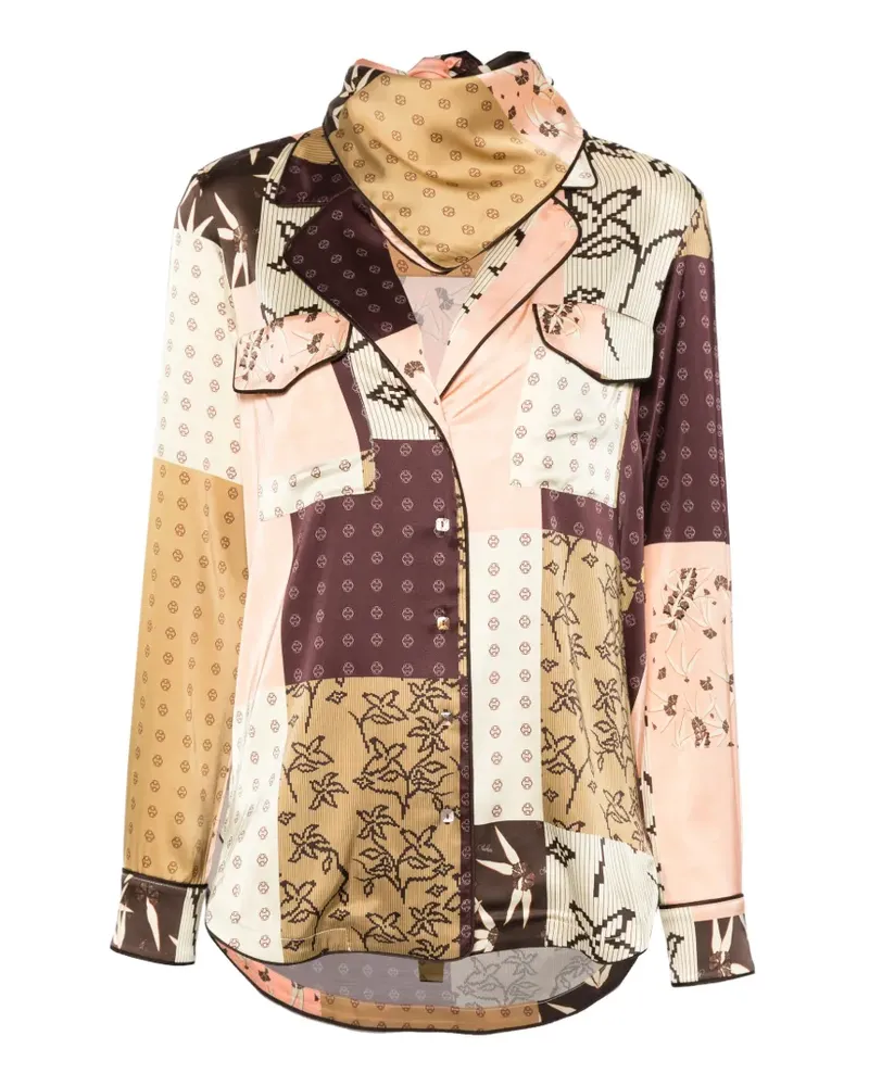 SIEDRES Geknöpftes Micla Hemd - Braun Braun