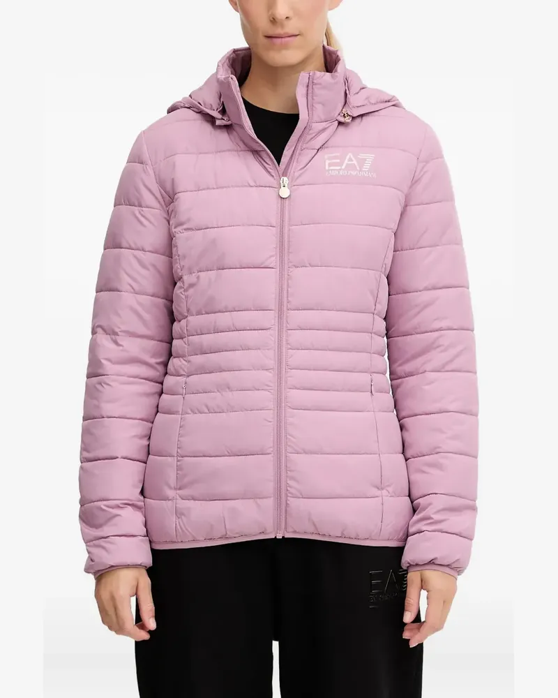 EA7 Gefütterte Jacke mit Reißverschluss - Rosa Rosa