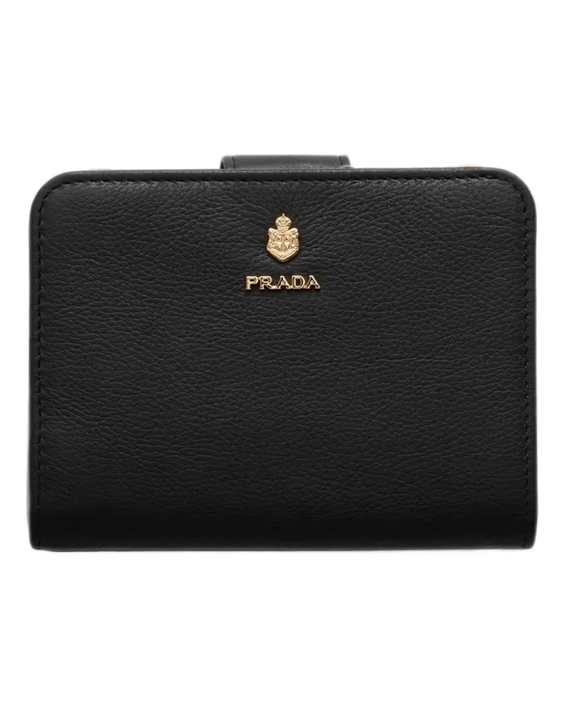 Prada small leather wallet - Schwarz Schwarz