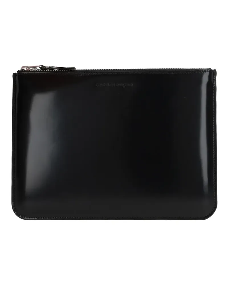 Comme des Garçons Clutch mit Logo-Prägung - Schwarz Schwarz