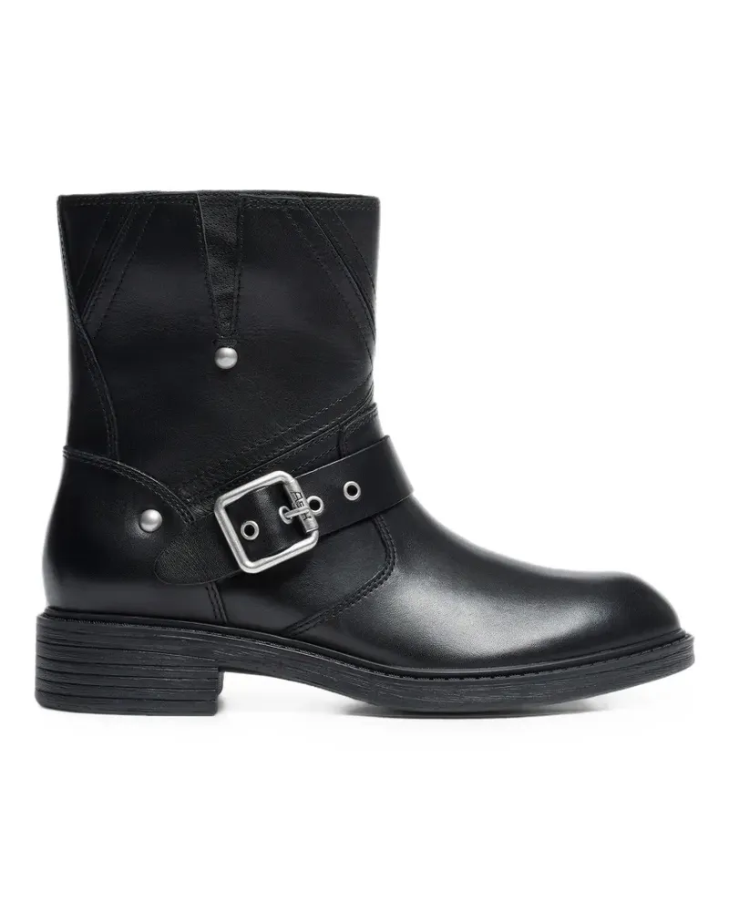 ash Floss Flower Bikerstiefel - Schwarz Schwarz
