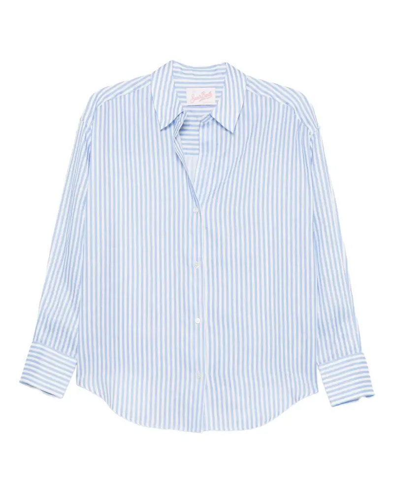 MC2 Saint Barth Cristal striped shirt - Blau Blau