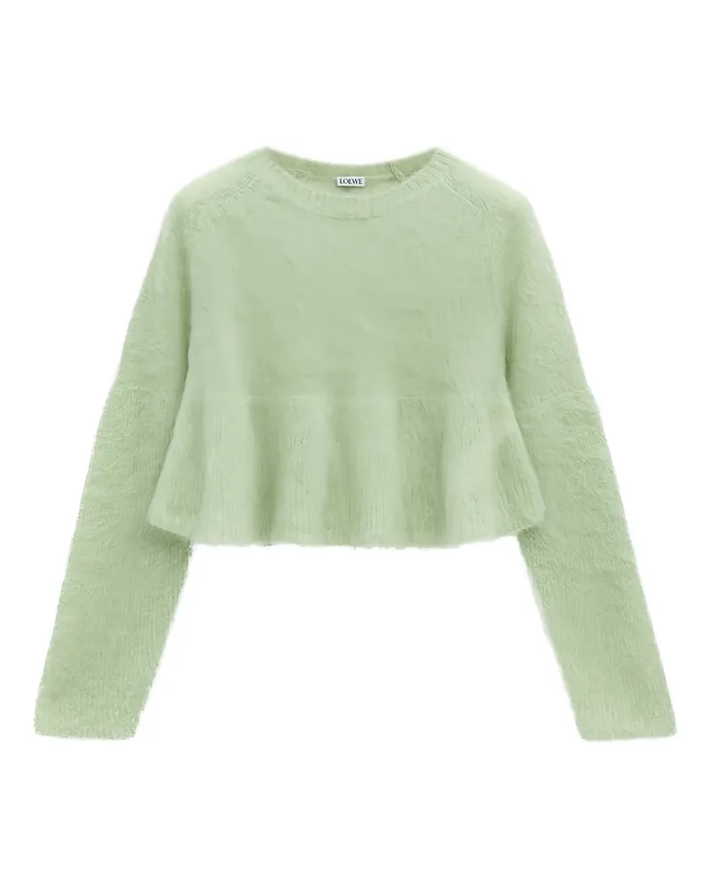 Loewe peplum-hem sweater - Grün Grün