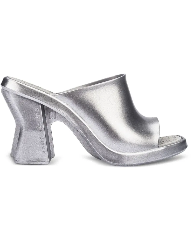 Marc Jacobs x Melissa Mules 90mm - Silber Silber
