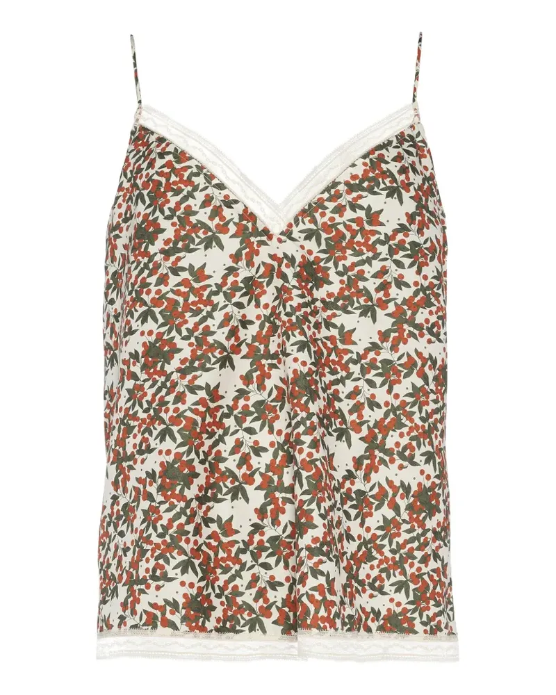 Eres Perlettes Camisole-Top mit Spitzenbesatz - Mehrfarbig Mehrfarbig