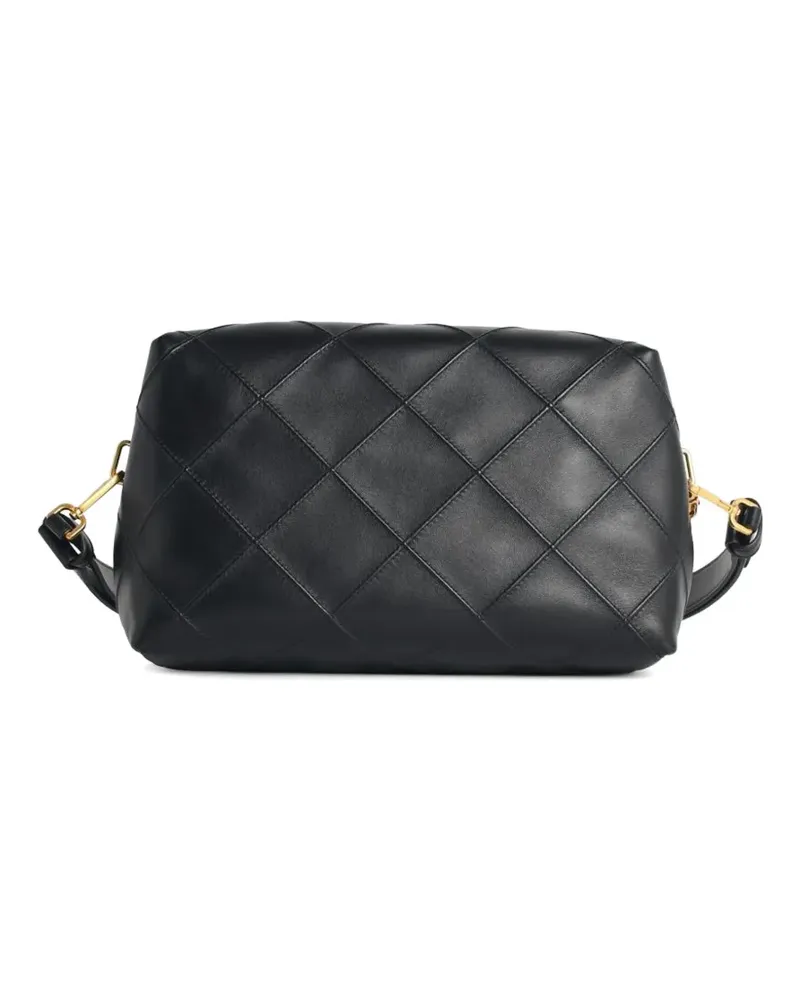 Tory Burch embossed-diamond shoulder bag - Schwarz Schwarz