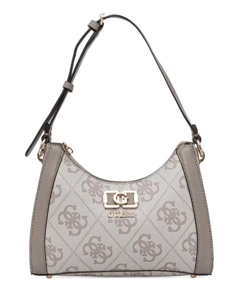 Guess Karnilla monogram-pattern shoulder bag - Grau Grau