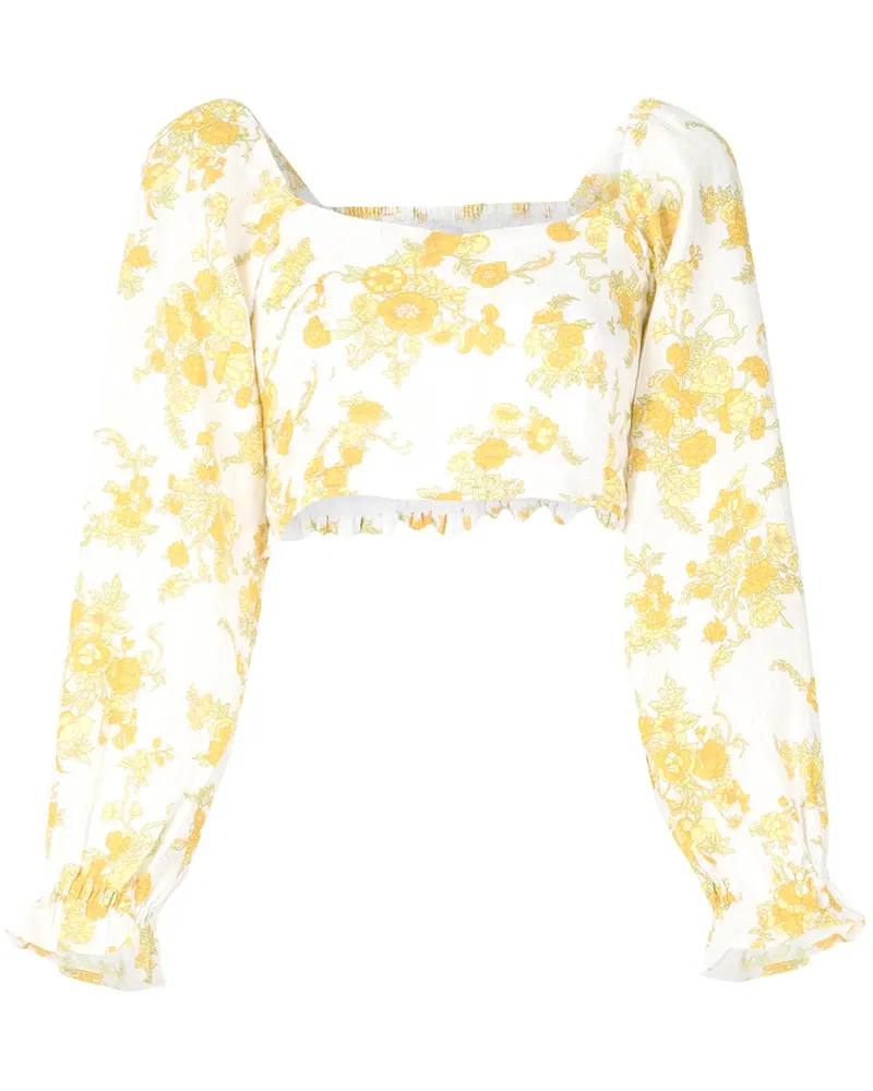 Faithfull The Brand Carmody Bluse - Gelb Gelb