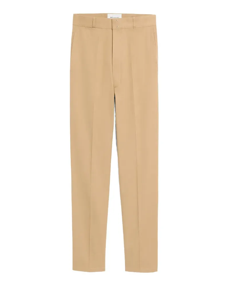 AMI Paris Hose aus Baumwolle mit Parisian-Fit - Nude Nude