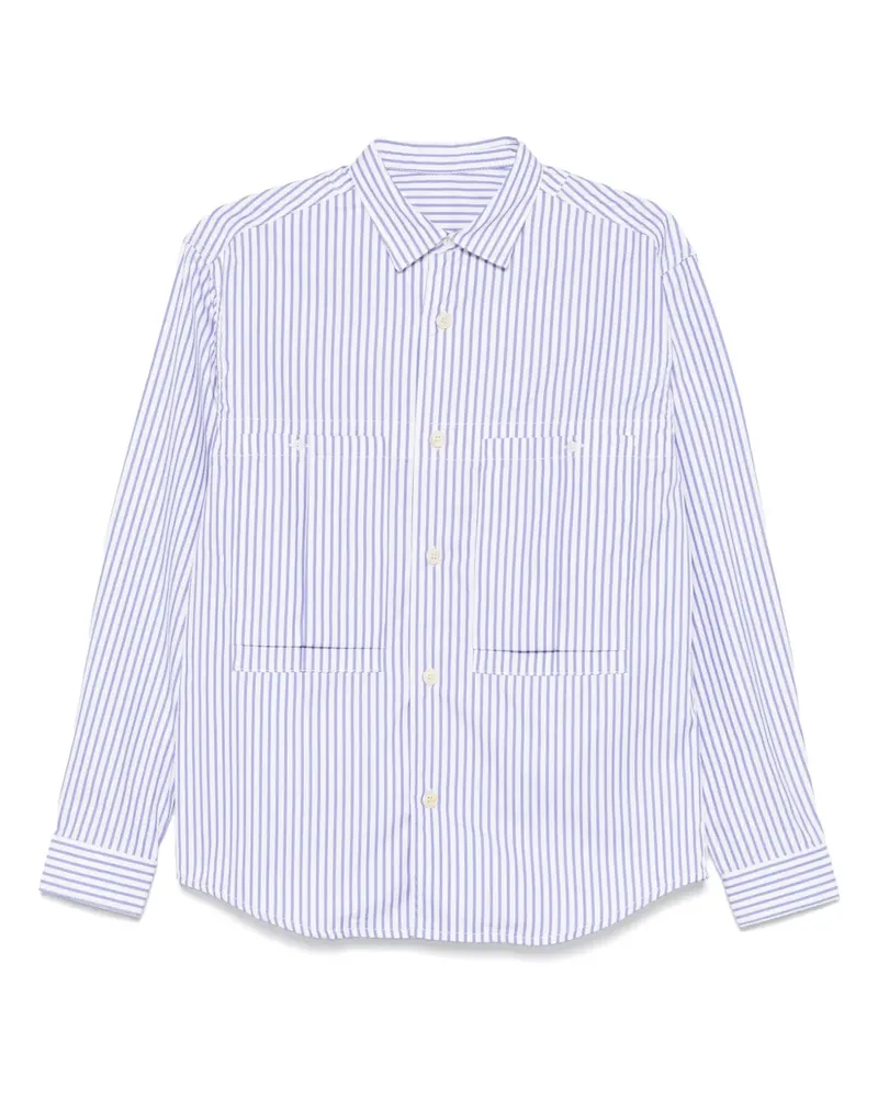 Fortela Gestreiftes Hemd - Blau Blau