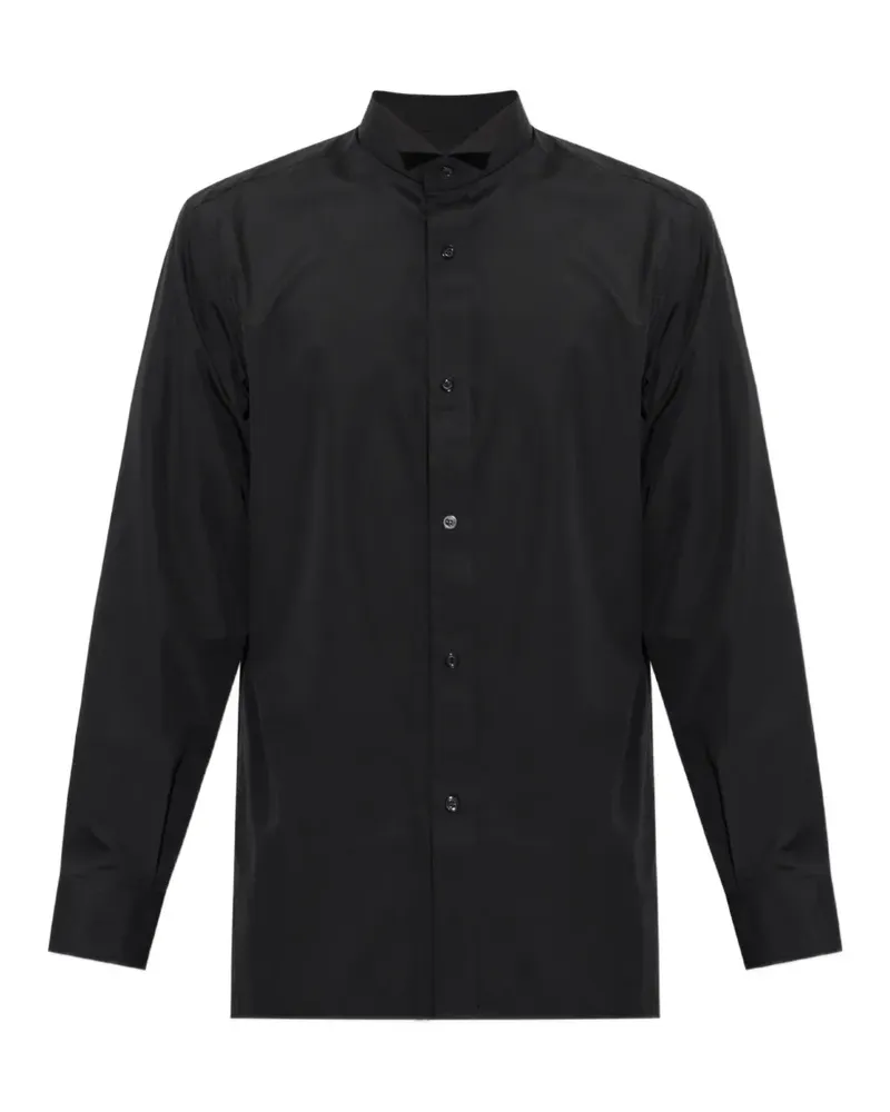 Maison Margiela wing-tips collar long-sleeve shirt - Schwarz Schwarz