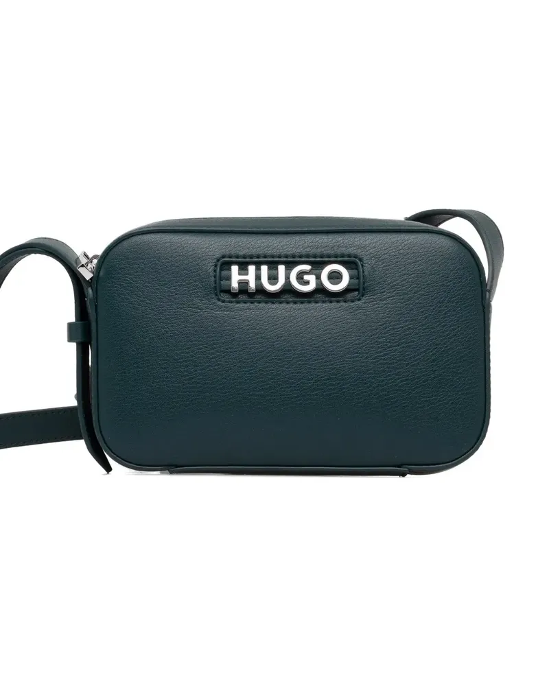 HUGO BOSS Satchel-Tasche mit Logo-Schild - Grün Grün