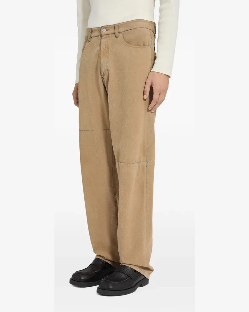 Maison Margiela Jeans im Five-Pocket-Design mit Einsätzen - Nude Nude