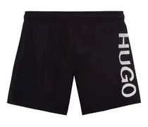 Badeshorts mit Logo - Schwarz