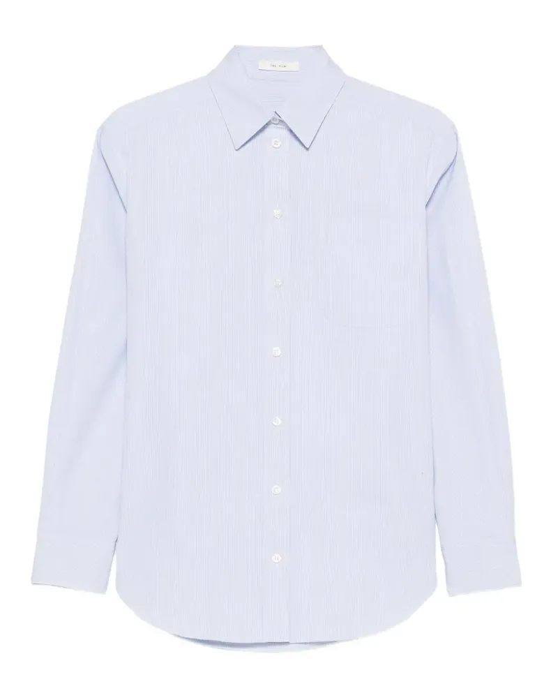 The Row Gavina striped shirt - Blau Blau