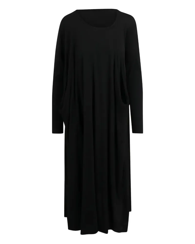 Studiorundholz pleated dress - Schwarz Schwarz