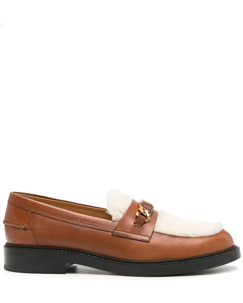 TOD'S Loafer mit Shearling-Futter - Braun Braun