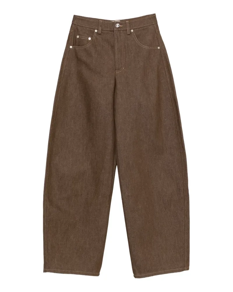 Séfr Soline raw-denim jeans - Braun Braun