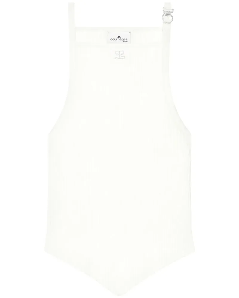 Courrèges Pointy Tanktop - Weiß Weiß