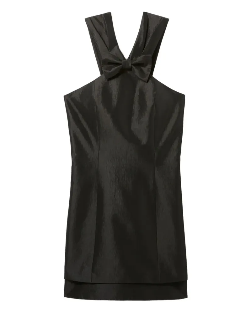 Claudie Pierlot Minikleid mit Schleife - Schwarz Schwarz