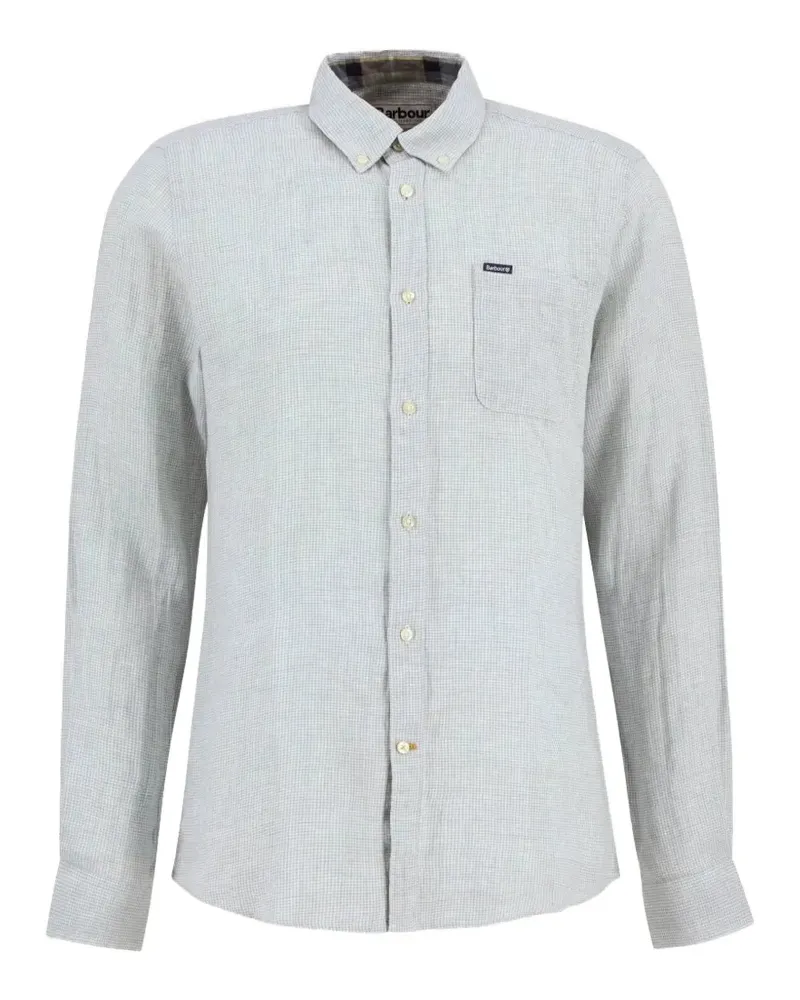 Barbour Linton Hemd - Grau Grau