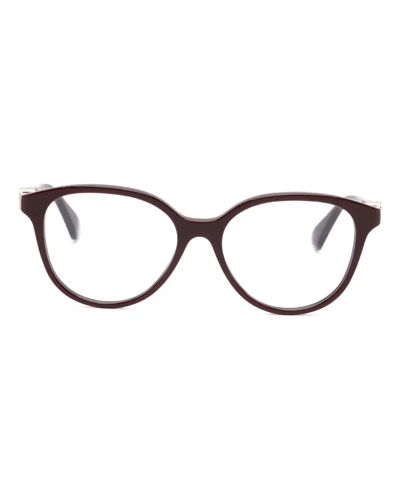 Cartier oval-frame glasses - Braun Braun