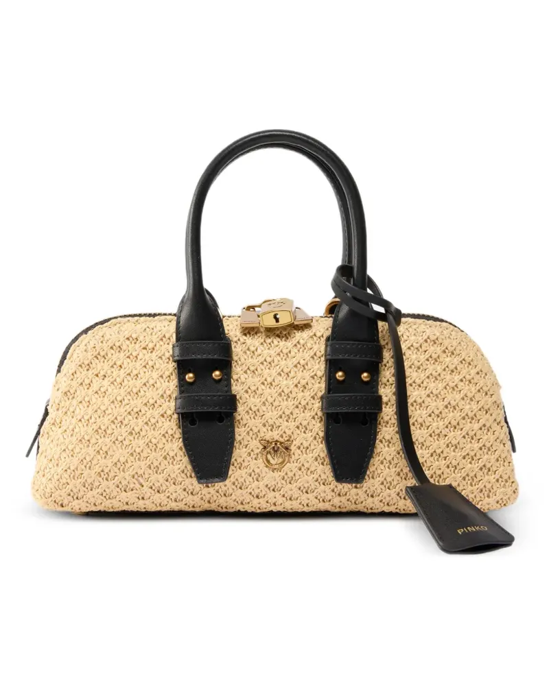 Pinko Handtasche im Schlossdesign - Nude Nude