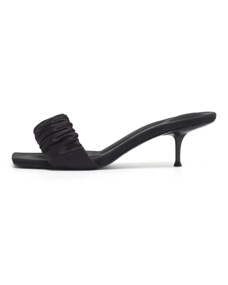 Alexander Wang Geraffte Jessie Sandalen - Schwarz Schwarz