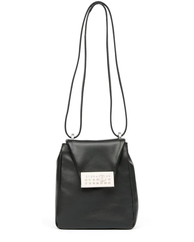 Maison Margiela Kleine Numeric Schultertasche Schwarz