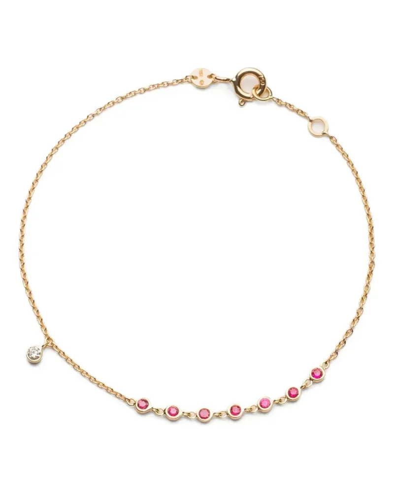 WHITE BIRD 18kt yellow gold Clarisse Rich ruby bracelet Gold