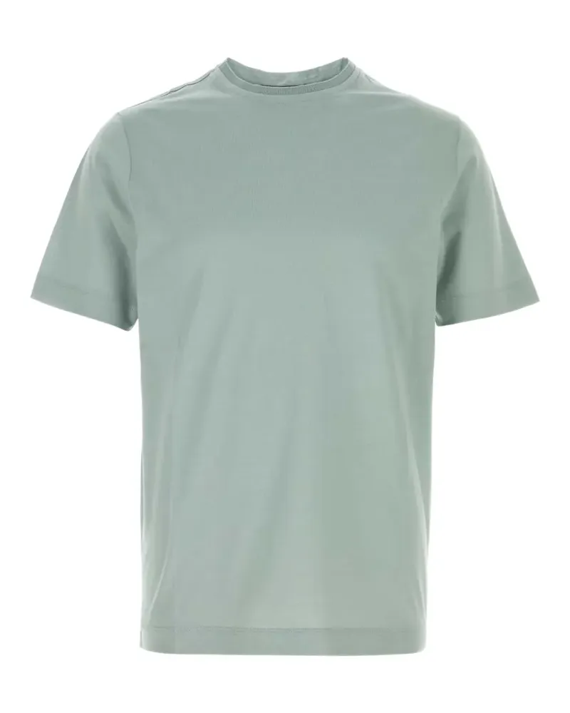 Canali T-Shirt mit rundem Ausschnitt - Grün Grün