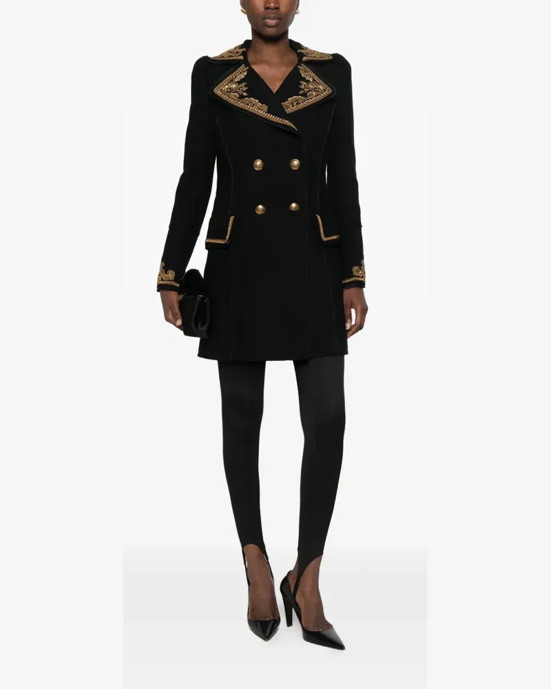Emilio Pucci embellished double-breasted coat - Schwarz Schwarz