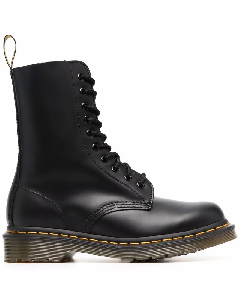 Dr.Martens 1490 Bikerstiefel - Schwarz Schwarz